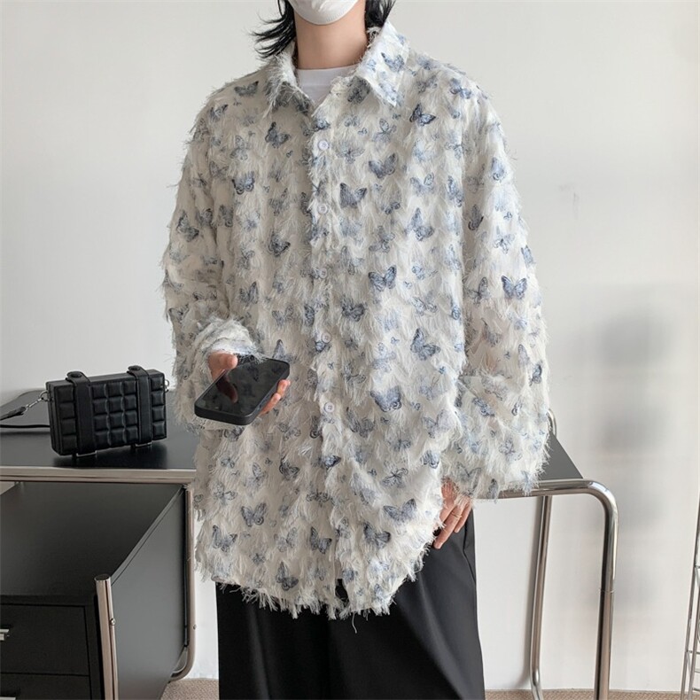 男士长袖春季2024新款蝴蝶外套BC53P46,女装短外套,星座1116-2