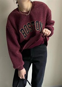 皮毛一体卫衣图片
