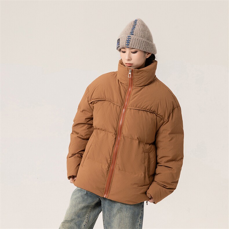 新标90白鸭绒简约休闲立领外套纯色加厚羽绒服ESY0212-P210,男装羽绒服,电商B306