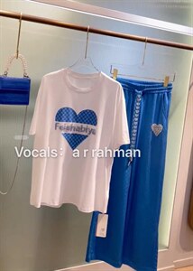 【FSBY】棋盘格爱心Ｔ 手工钻工艺超垂感直筒裤,其它,菲莎比娅