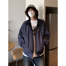 春新品两面穿哈灵顿美式复古基础款潮流夹克衫男女同款JKB08，男装夹克，星座516A