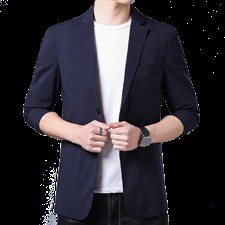 中年商务休闲西服男士单西外套春秋季时尚百搭西装免烫上衣，男装西服，电商B212（原钱塘6029）