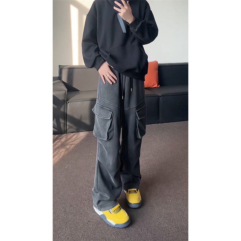 宽松直筒工装裤男休闲裤运动裤KD655-P65，男装休闲裤，电商D312-1