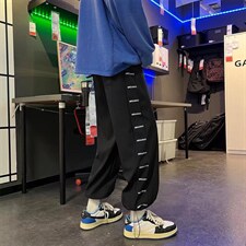 男春季潮流时尚休闲冰丝长裤K8013P31，男装休闲裤，星座1116-2