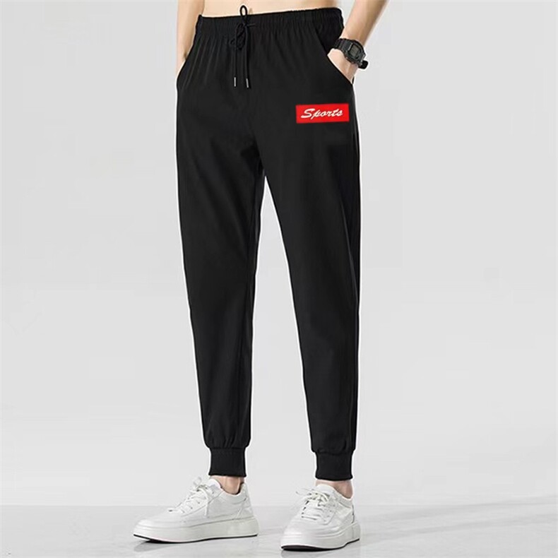 2024春夏男士哈伦韩版青年男士运动小脚裤修身休闲束脚裤XK04-P12，男装休闲裤，星座1402-1