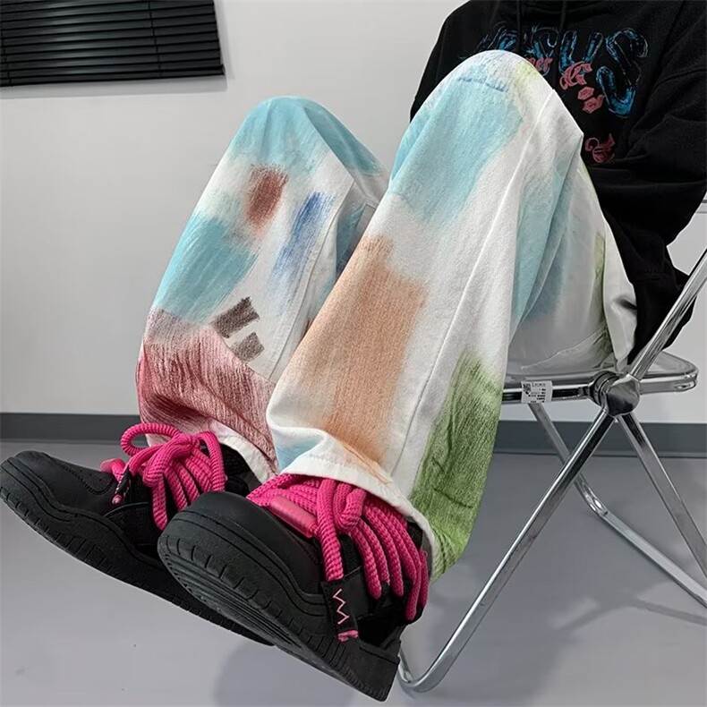 美式牛仔裤男款秋季长裤潮 B6033 P50图片