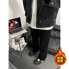 B221美式ins高街加绒加厚牛仔裤LK23010-P60控78加绒P70控98，男装牛仔裤，电商B221