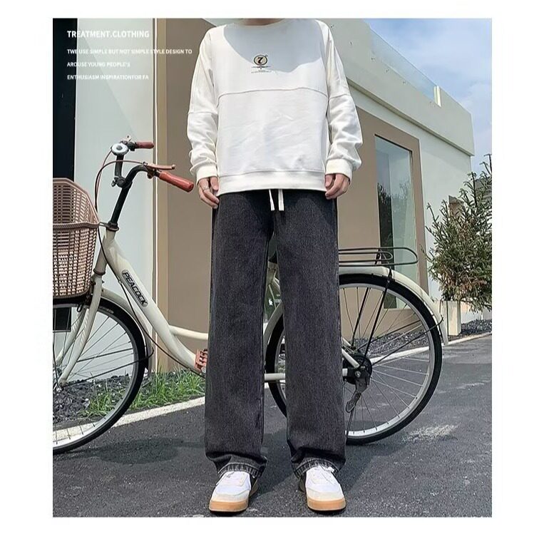 男牛仔裤男孩夏季长裤子直筒休闲裤男XX278,男装牛仔裤,星座208-5
