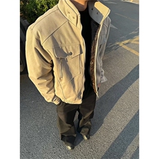 蛇年限定座山蟒夹克男女cleanfit高级感工装外套宽松L36288-P105，男装夹克，星座1008