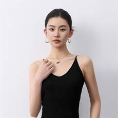 新款羊毛女马甲V领无袖背心短款针织衫，女装背心吊带，庆大羊绒