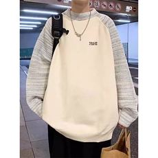 1506A/GMY6100/P52韩版秋冬潮流宽松加厚毛衣慵懒外套情侣毛衣1，男装针织衫/毛衣，星座1506A