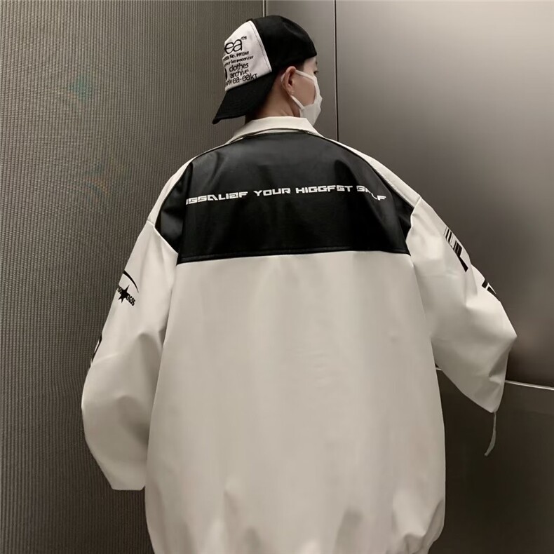 1506/QW67010/P73中性秋装潮机车服pu皮衣夹克秋季男女装外套,男装夹克,星座1506