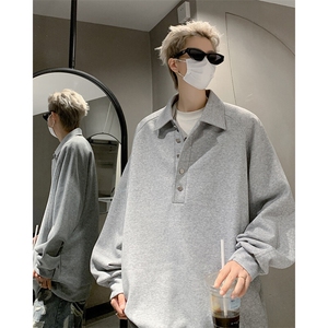 春款新款热卖货足潮流运动卫衣韩版情侣款翻领卫衣HY630TP48控78