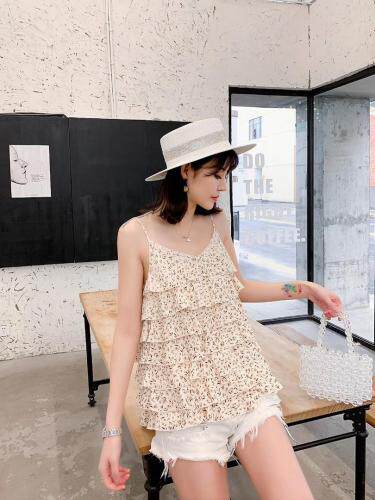 春款小碎花背心，女装背心吊带，奥丝雅 靡曼