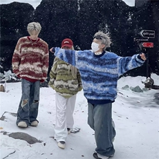 有货DMY116-特批45冬季仿貂毛圆领毛衣男款百搭软糯针织，男装针织衫/毛衣，星座603-2