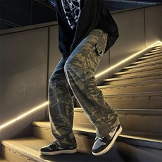 美式牛仔裤男春秋新款休闲直筒裤NK527P43，男装牛仔裤，星座1116-2