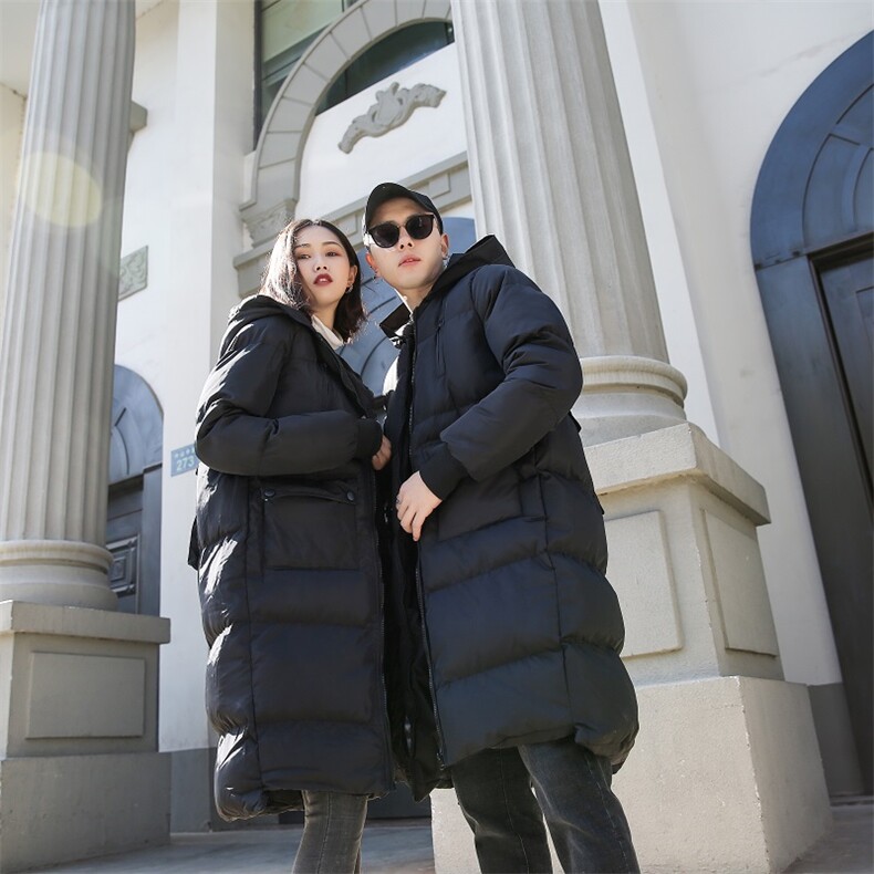 冬季棉衣男女中长款过膝盖保暖加厚棉服大码胖子外套男棉衣M-4XL,男装棉衣,星座1804