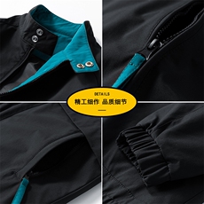 2025秋季新款现货户外夹克男撞色立领外套DSA157B-JK2502-特P75，男装夹克，电商A157B