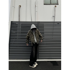 高质量！复古短款迷彩夹克外套，现货！1005-FWWT02-P128，男装夹克，星座1005