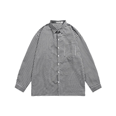 22SS泡泡棉长袖格子衬衫615-022-P50，男装衬衫，星座702-1