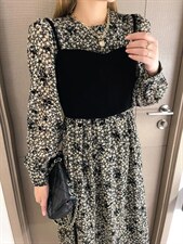 碎花裙，其它，美巾涵