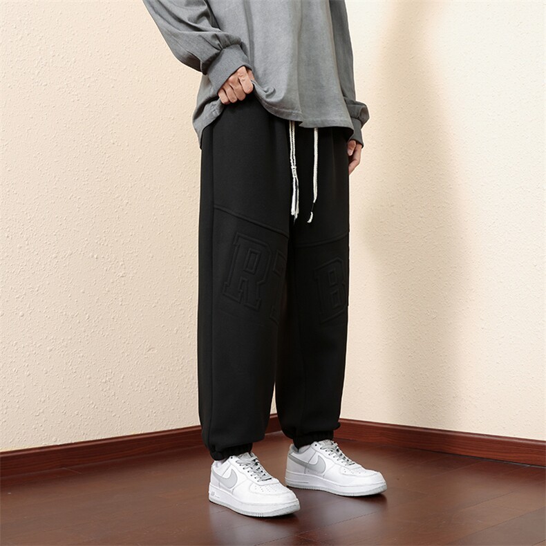 主推M-8XL秋季新款大码束脚潮流休闲卫裤109-K609-P40,男装休闲裤,星座109-1