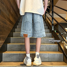 XZ616夏季半松紧腰裤子穿反了设计款牛仔短裤TY2454特P40，男装牛仔裤，星座512A（原616）
