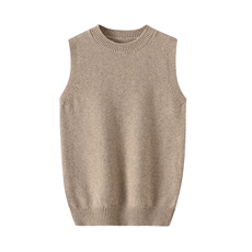 [羊毛]秋冬儿童羊毛衫男女同款圆领马甲，童装儿童羊毛衫，鑫贝羊绒