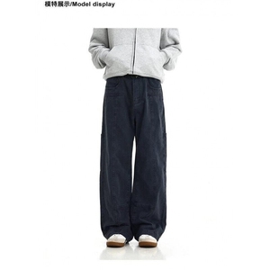 网络图现货 工装休闲裤男女韩版潮流高街帅百搭直筒RGY47-P65图片