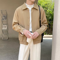 秋款男夹克衫单排扣宽松休闲外套JF03P58，男装夹克，星座1013-1