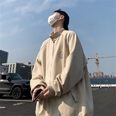 【有货】DW176-P68秋冬季新款宽松加绒男士卫衣外套潮流休闲外套，男装夹克，星座603-2