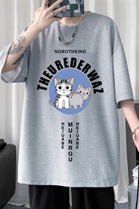HT73160-P22 华夫格t恤男短袖男大码五分袖  短句风图片