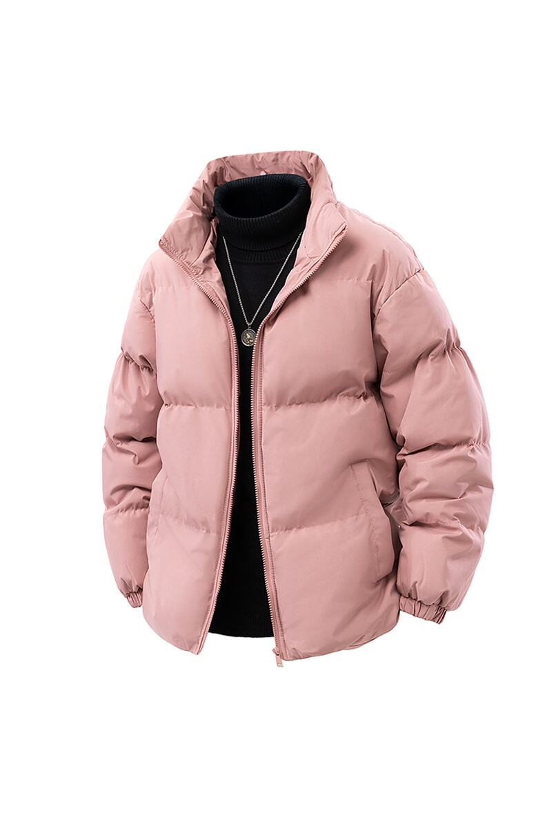 得物二开跑量棉衣休闲加厚棉服男女同款情侣纯色面包服218-35,男装棉衣,星座1402-1