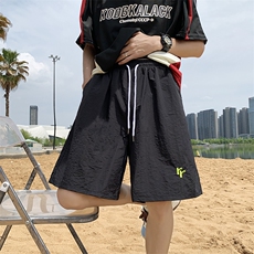 五分裤男士韩版潮流痞帅气百搭夏季2024新款ins休闲短裤K5351-P22，男装牛仔裤，星座412-2