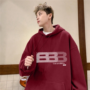 M-5XL秋季大码加厚连帽卫衣380克重磅套头外套男 RH6210-特P35图片