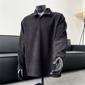 现货~ 麦穗大码套头卫衣 W987/特P28 黑色图片