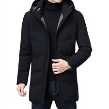 冬新款脱卸帽羽绒服中长款爸爸冬装休闲外套中年男SFT92998-P320,男装羽绒服,电商B212（原钱塘6029）