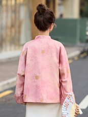 2025年春季新款新中式提花外套女，女装短外套，沁沁公主
