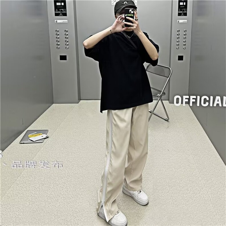 男春夏新款青少年时尚休闲裤冲锋裤B483P38,男装休闲裤,星座1116-2