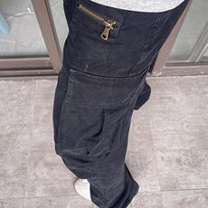 DDA37-P50早秋美式复古多口袋阔腿工装裤男宽松直筒裤-网图现货，男装牛仔裤，星座603-2