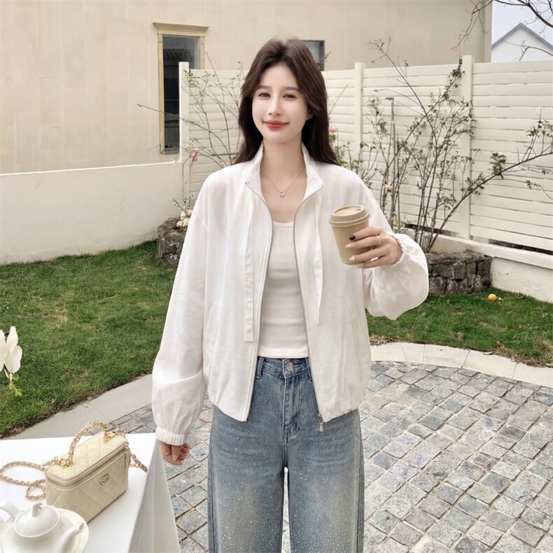 现货春夏主推款棉麻外套防晒衣p125-k198,女装短外套,丝露怡语