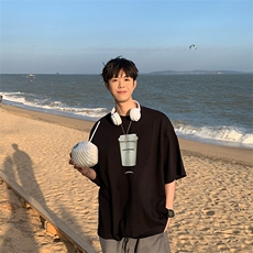 得物直播品质220克纯棉精梳xz605-dcm292-特批20控38，男装T恤，星座605(原A050)