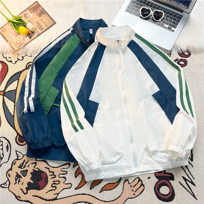 2024夏季撞色防晒服潮薄款户外防晒衣外套F24-P50,男装防晒衣,星座313A-2