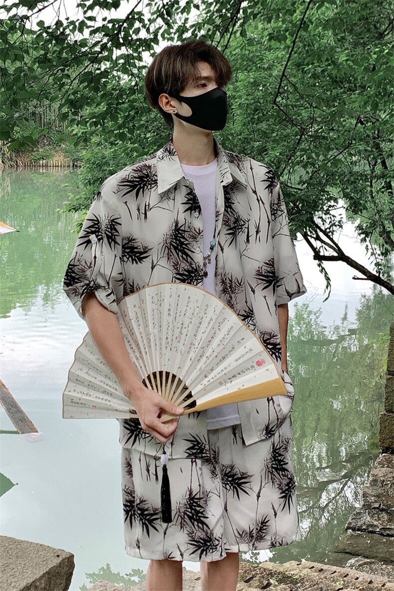单竹节套装TZ77829特P50衬衫DCS77830特P30DK77831特P20套装控98,男装衬衫,星座226-1