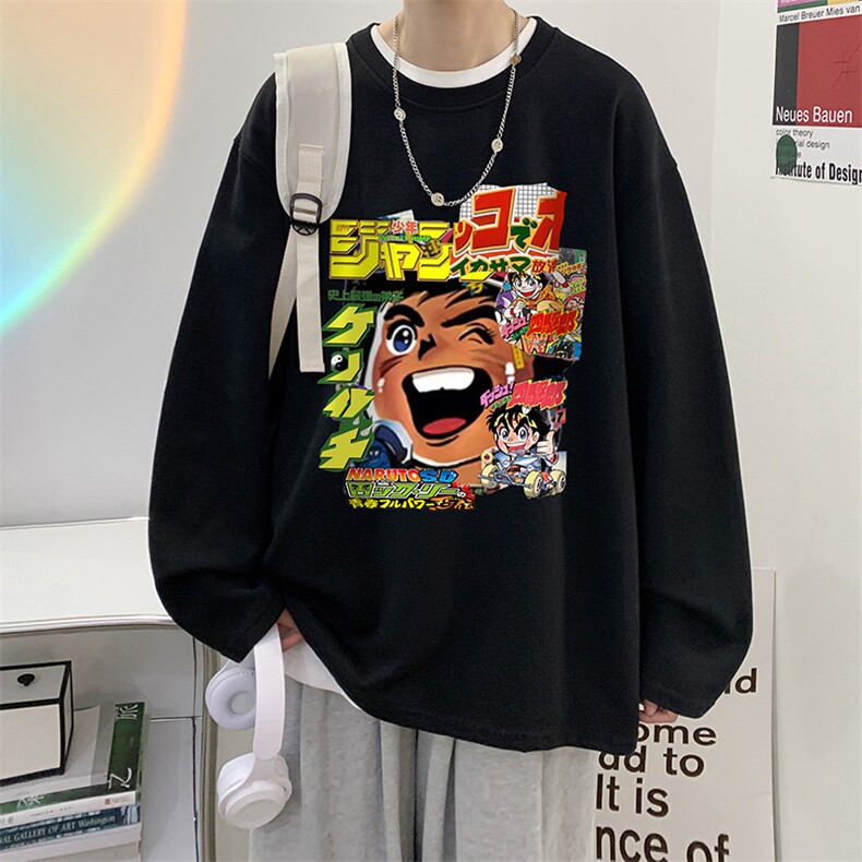 抖音供货、秋季现货舒适棉宽松重磅长袖T恤 D223A-CT2311-特P28图片