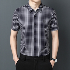 JT3351男士2023年夏季新款百搭衬衫短袖商务休闲衬衣P68，男装衬衫，电商B360