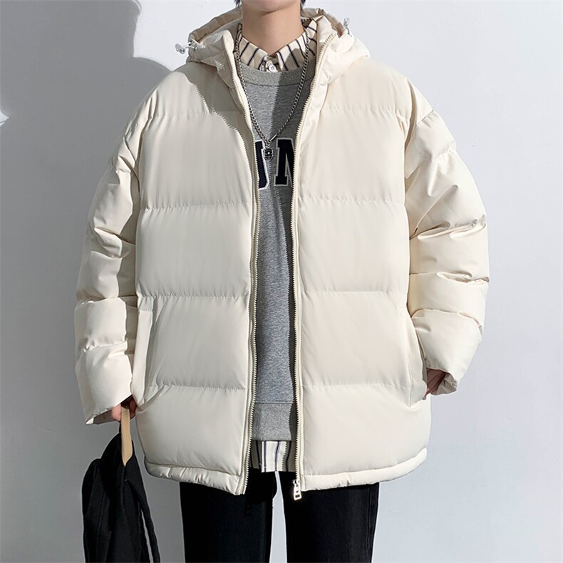 冬上新青少年加棉加厚棉服潮纯色休闲连帽棉衣外套男女9979-P80,男装棉衣,电商A441-1
