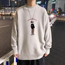 ！2023秋冬新款男士半高领毛衣百搭潮流保暖针织衫M603P45，男装针织衫/毛衣，电商B220