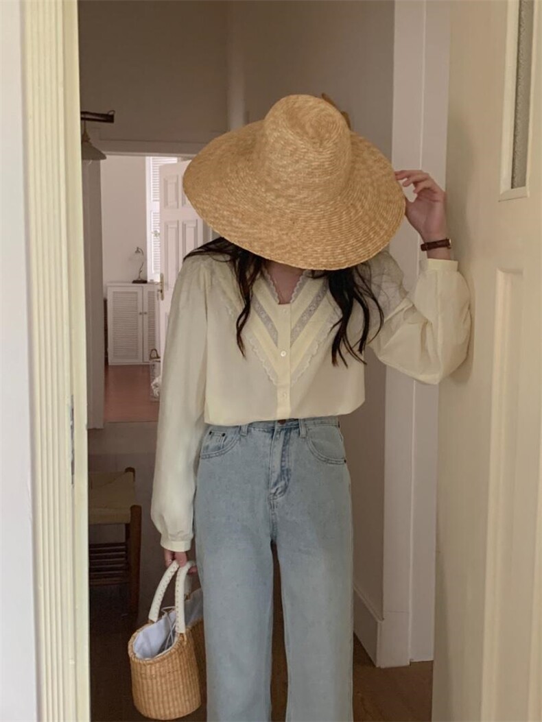 V领韩系小衫，其它，DAP