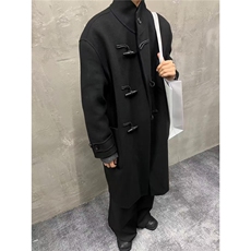 长款秋冬韩版毛呢大衣宽松高级感潮流外套DY05013P125，男装毛呢大衣，星座1004（原星座815-3）